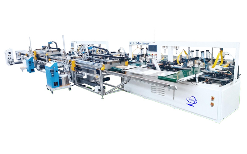 FOUR-STATION PHOTO FRAME AUTOMATIC ASSEMBLY AND NAILING PRODUCTION LINE