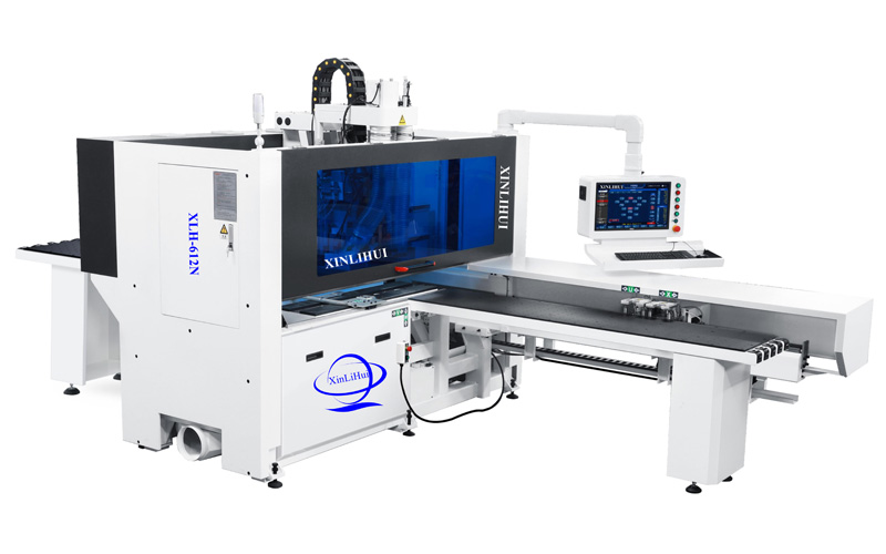 Six sides CNC drilling machine (Pressure wheel integrated)
