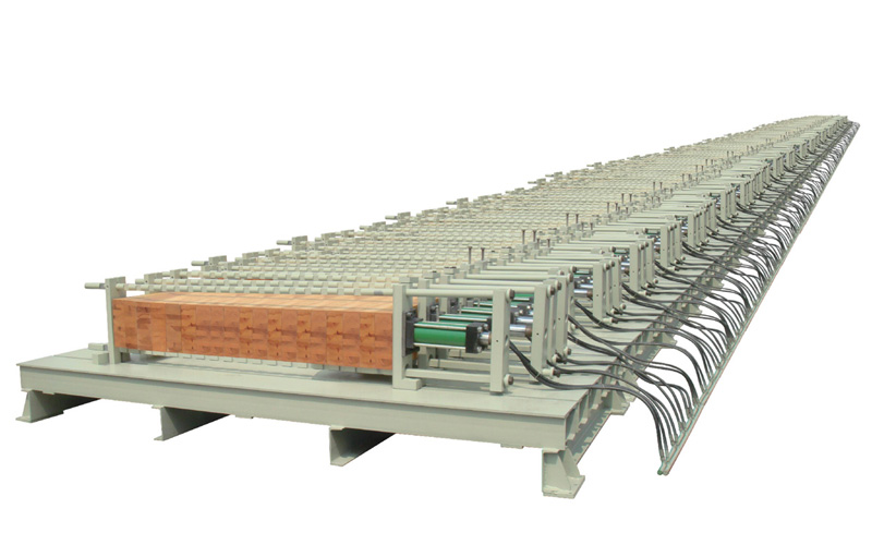 Arched glulam press