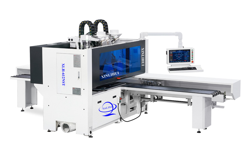 Double drilling heads automatic six sides CNC drilling machine (With ATC tool magazine)