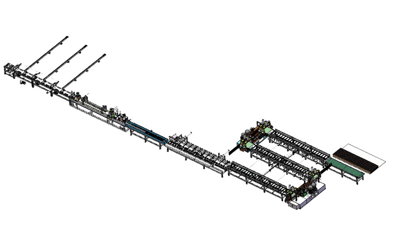 Heavy automatic finger jointer line