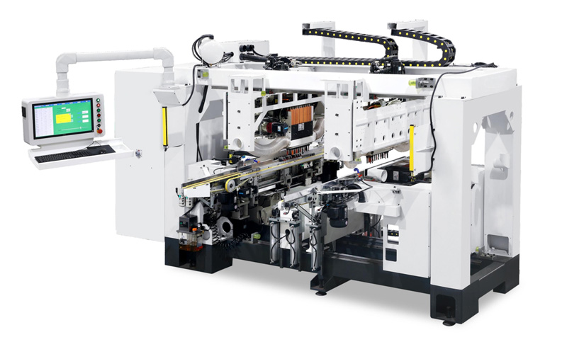 Four rows CNC drilling machine