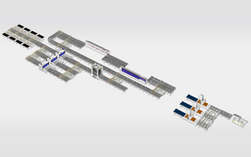 Intelligent Connection Line/CNCRouter Machine /Computer Beam Saw /Edge Banding Machine /CNC Drilling Machine