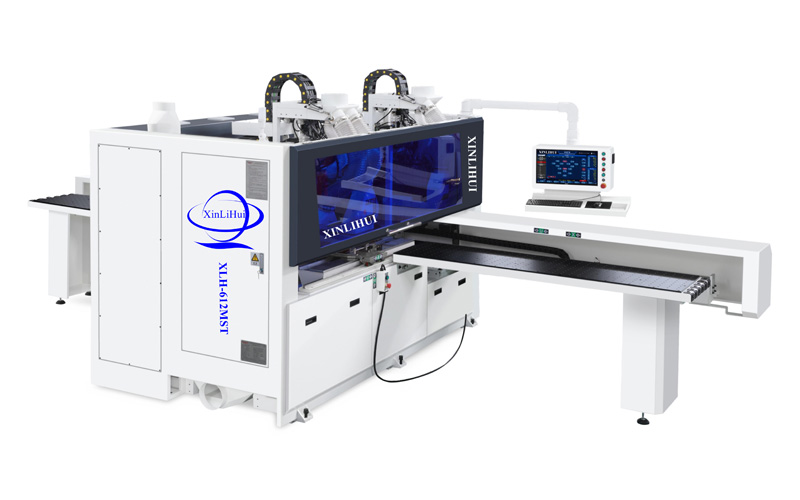 Double drilling heads automatic six sides CNC drilling machine (With ATC tool magazine)