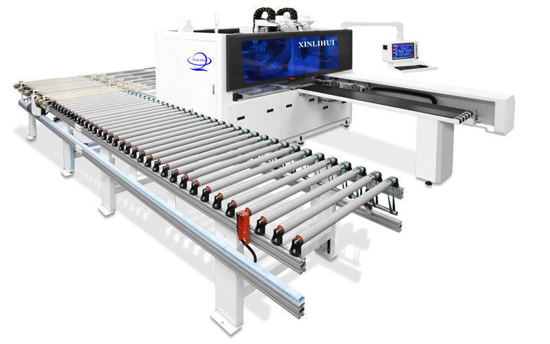 Six sides CNC drilling single machine return line