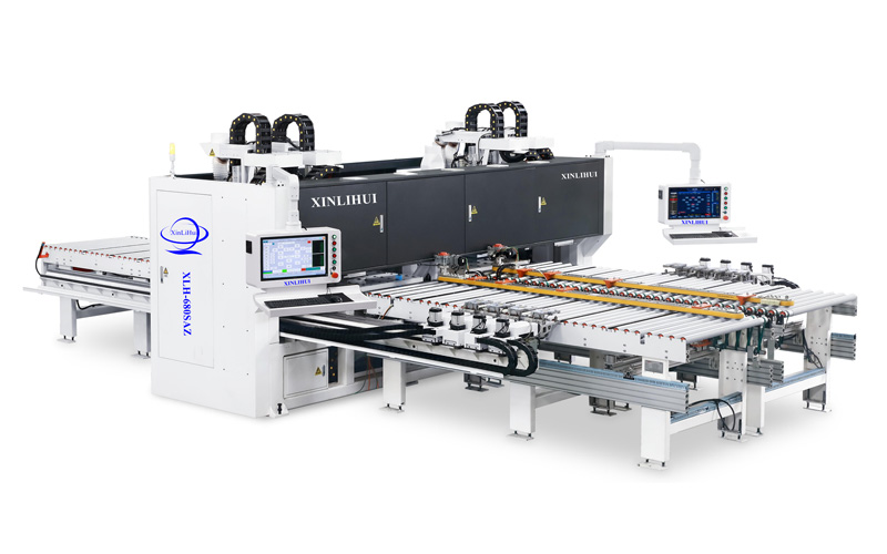 Six drilling heads automatic six sidesCNC drilling machine