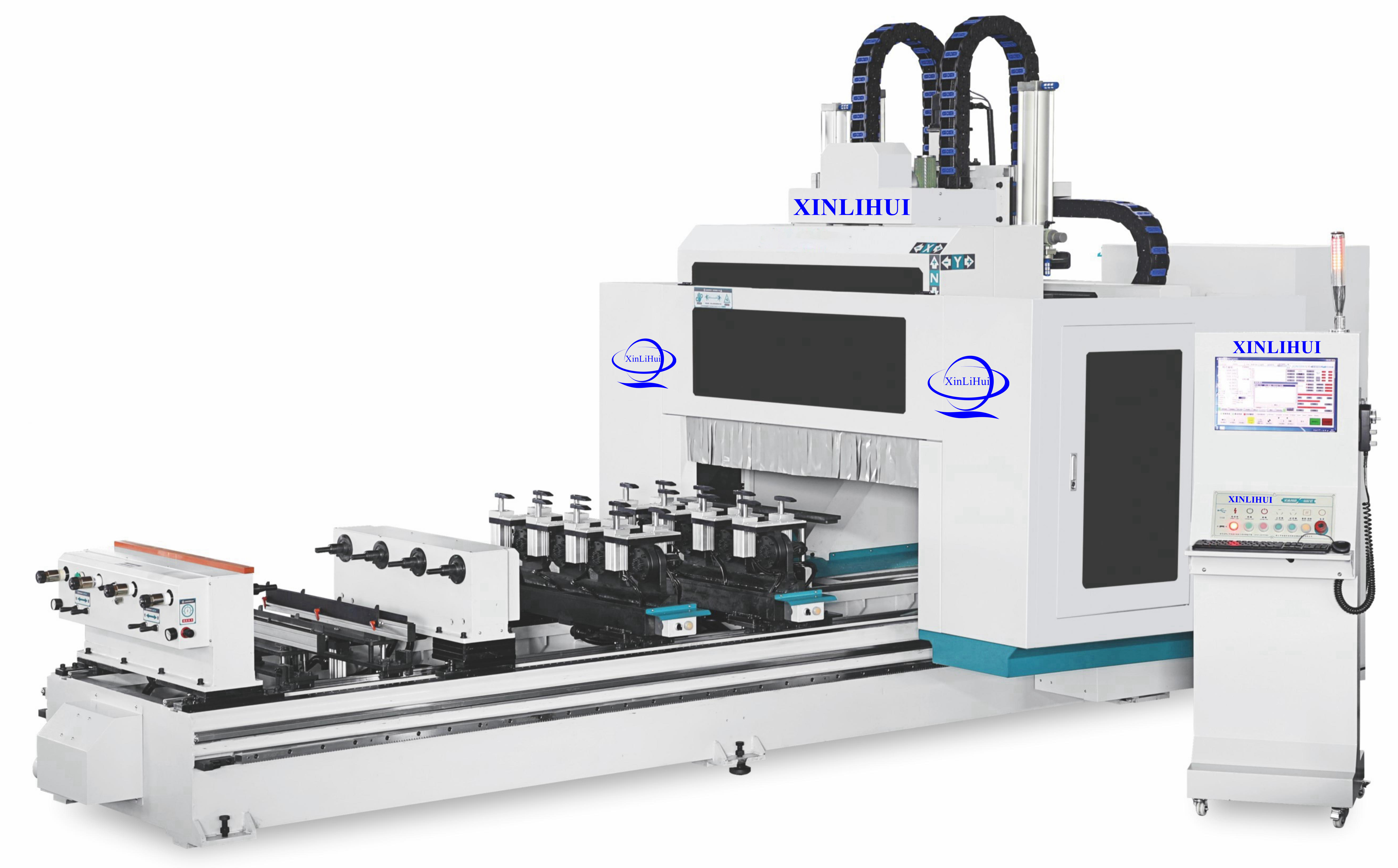 CNC Turning and Milling+Five Faces Machining Center (optional cover)